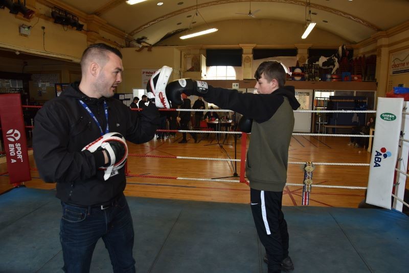Other image for Champion Josh helps charity pack a punch